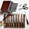 Stahl 19 Piece High Carbon Exclusive German Steel Knife Block Set (Black) - Image 5