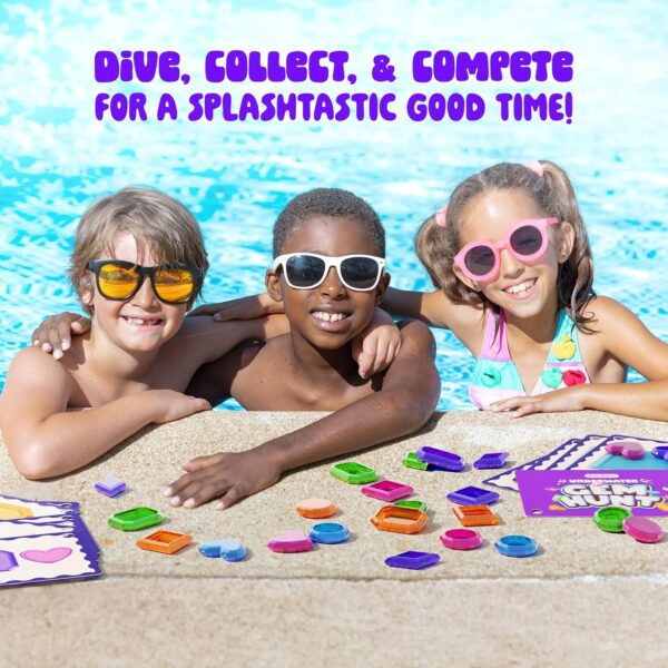 Dan&Darci Pool Gem Hunt Diving Game for Kids - Pools Toys for Kid Ages 6 7 8 9 10 11 12 Year Old - Water Games Swimming Dive Toy - Gifts for Girls, Boy Ages 6-8, 8-12, Summer Fun - Image 3