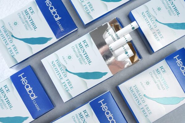 HEABAL Herbal Cigarettes - Nicotine Free & Tobacco Free 20/Pack (Ice Menthol) - Image 4
