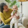 Dr. Brown's Peapod Teether + Training Toothbrush, Help Soothe Baby's Sore Gums, Soft 100% Silicone, BPA Free, 3m+ - Image 9