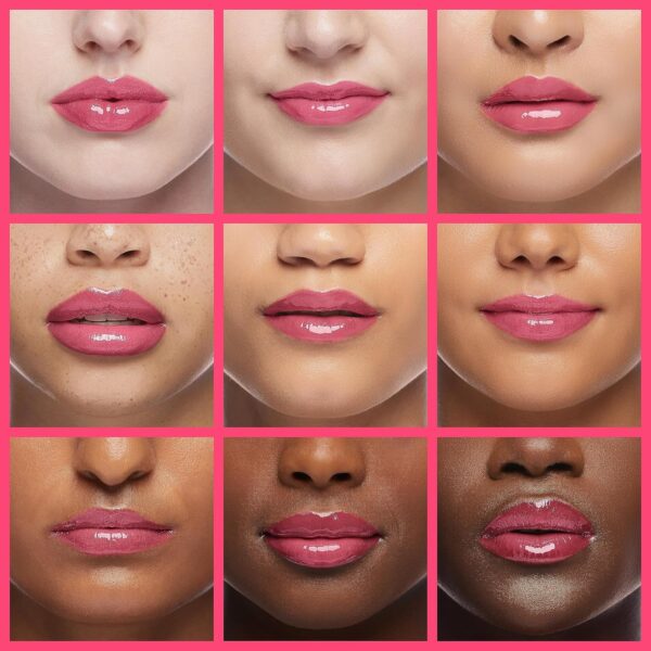 Hydrating Lip Oil - Moisturizing, Plumping Lip Gloss Balm With Cherry Tint - Image 4