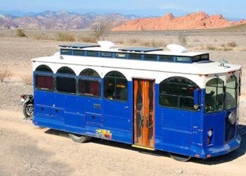 Man turns historic trolley into a beautiful studio condo