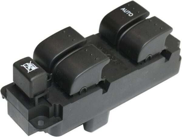 1pc Power Door Window Control Switch Front Left Driver Side Black with 5 Buttons for Mazda 3 2004-2009 3 Sport 2009 10-Prong Blade Male Terminal 1 Female Connector-Configuration