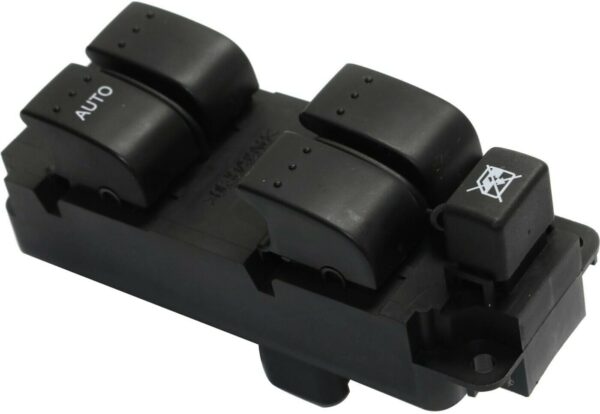 1pc Power Door Window Control Switch Front Left Driver Side Black with 5 Buttons for Mazda 3 2004-2009 3 Sport 2009 10-Prong Blade Male Terminal 1 Female Connector-Configuration - Image 3