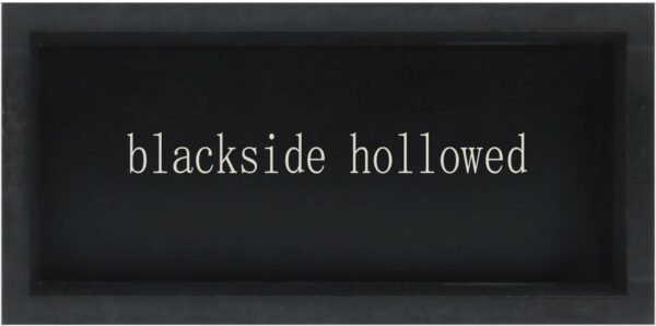 Esur Home Office Desk Black Decor - Inspirational Farmhouse Wooden Box Sign - Everything is Figureoutable - Image 7