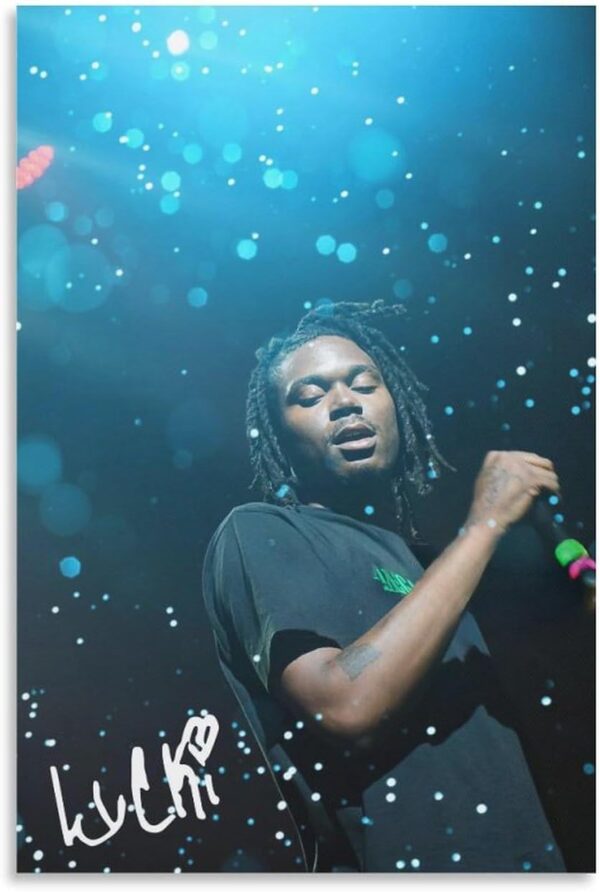 Lucki Music Album Posters for Room Aesthetic (10) Poster Prints Canvas Wall Art for Trendy Dorm Room Decor Aesthetic Gift 12x18inch(30x45cm)