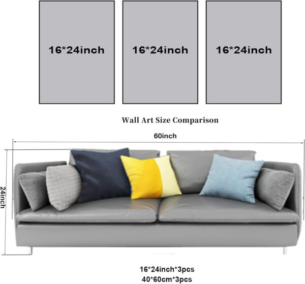 NATVVA 3 Pieces Wall Art Prints The Prettiest Thing You Can Wear Is A Healthy Smile Poster Pictures Dental Quote Canvas Wall Painting for Home Dentist Office Decoration with Inner Frame - Image 2