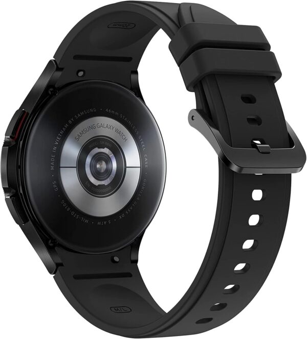 SAMSUNG Galaxy Watch 4 LTE 46mm Smartwatch with ECG Monitor Tracker for Health, Fitness, Running, Sleep Cycles, GPS Fall Detection, LTE, US Version, Black - Image 2
