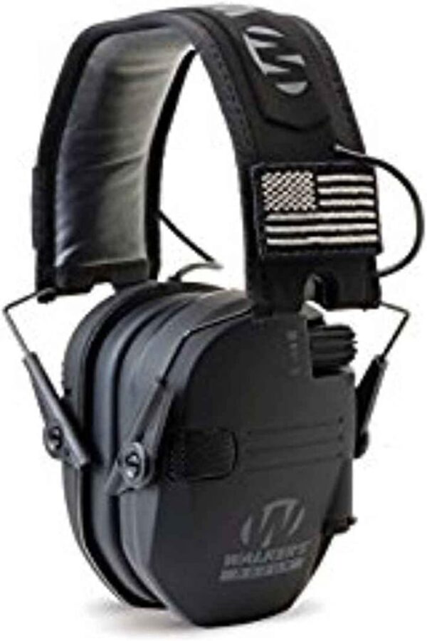 Walker's GWP-RSEMPAT Razor Slim Electronic Muff - Black Patriot - Image 4