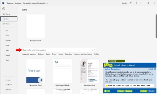 Professor Teaches Office 2021/365 & Windows 11 with Skill Assessment & 6 Courses - Interactive Training for Word, Excel, PowerPoint, Outlook, Access, Publisher & More! - CD/DVD - Image 5
