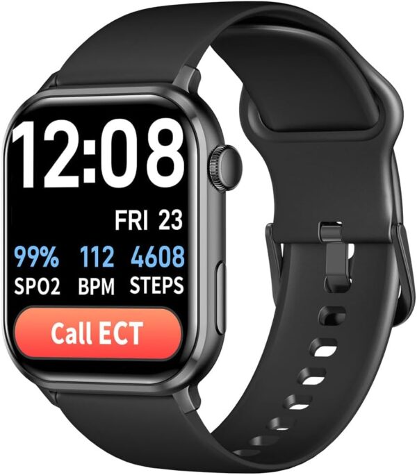 CoCo BT2-Z Bluetooth Smartwatch for Seniors Men and Women, Personal Emergency PERS, Health Monitor, Heart Rate, Blood Oxygen Measuring, Fall Detection, Medication Reminder, Mother’s Day Gift - Image 5