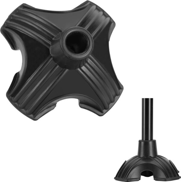 Cane Tip-Rubber Crutch Tips for Canes and Also Underarm Canes, Rubber Replacement Foot Pad for Walking Canes