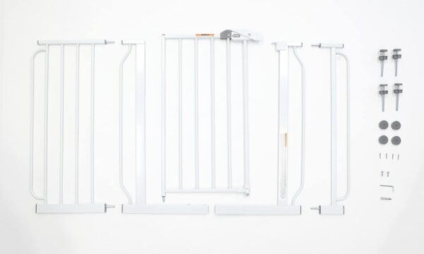 Regalo Easy Step 49-Inch Extra Wide Baby Gate, Includes 4-Inch and 12-Inch Extension Kit, 4 Pack of Pressure Mount Kit and 4 Pack of Wall Mount Kit - Image 4