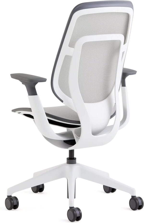 Steelcase Karman Mesh Ergonomic Desk Chair - Adjustable Desk Chair - 4 Points of Adjustability - Lumbar Support - Seagull Frame & Platinum Mesh - Image 3