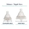 Evenflo Feeding Premium Proflo Venting Balance Plus Wide Neck Baby, Newborn and Infant Bottles - Developed by Pediatric Feeding Specialists - 5 Ounce (Pack of 6) - Image 2