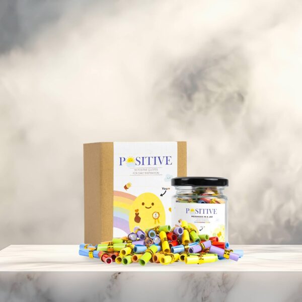 90 Positive Messages in a Jar with NFC Keychain, Mothers Day Gifts, Self Care Gifts for Women, Positive Affirmation Gift, Anxiety Relief, Graduation Gifts, Birthday Gifts for Women - Image 6