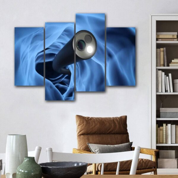 UJOYAFZSIM Anatomy Organs Artwork Colonoscopy technology Canvas Wall Art Prints for Medical Clinic Office Health Center Unique Gift for Doctor Nurse Med School Student - Image 4