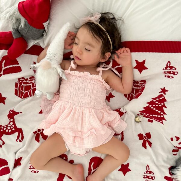 Meihuida Newborn Baby Girl Sleeveless Rompers Summer Clothes Cotton Bodysuit with Headband - Image 2