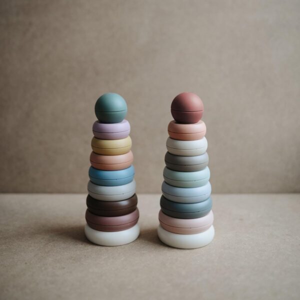 mushie Stacking Rings Toy | Made in Denmark (Rustic) - Image 6