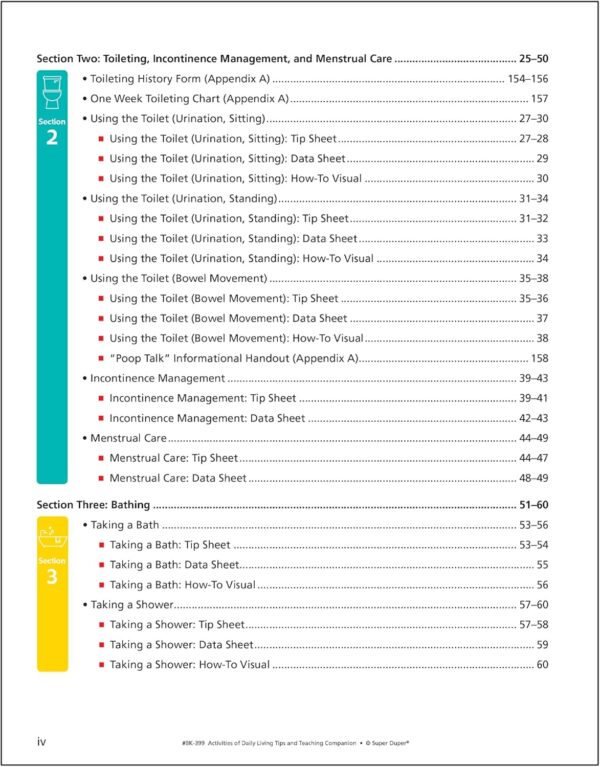 Super Duper Publications | Webber Activities of Daily Living - Tips and Teaching Companion | Self-Care Activities and Routines | Occupational Therapy Educational Resource for Children and Adults - Image 3
