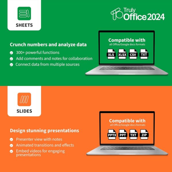 TrulyOffice Truly Max Family License for Window | 1-year Subscription | 4 in 1 All Access Office Suite | Words, Sheets, Slides, and Cloud | 5 Users - Image 5