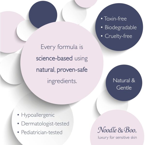 Noodle & Boo 2-in-1 Newborn Hair & Baby Body Wash for Baby, Tear Free and Hypoallergenic - Image 5