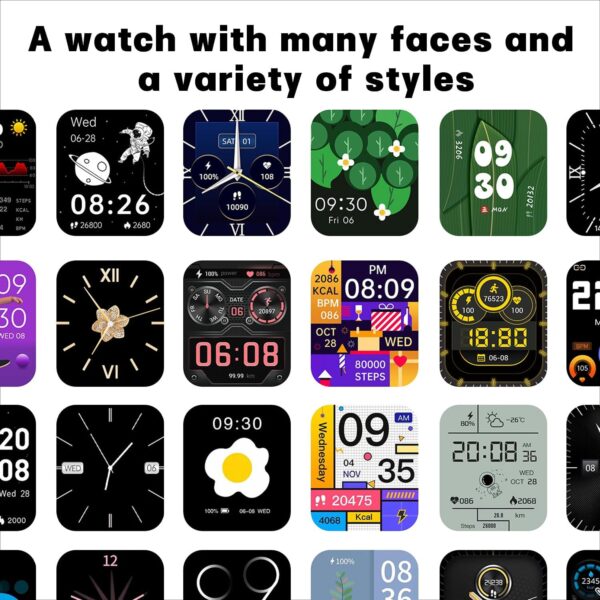 CoCo BT2-Z Bluetooth Smartwatch for Seniors Men and Women, Personal Emergency PERS, Health Monitor, Heart Rate, Blood Oxygen Measuring, Fall Detection, Medication Reminder, Mother’s Day Gift - Image 9