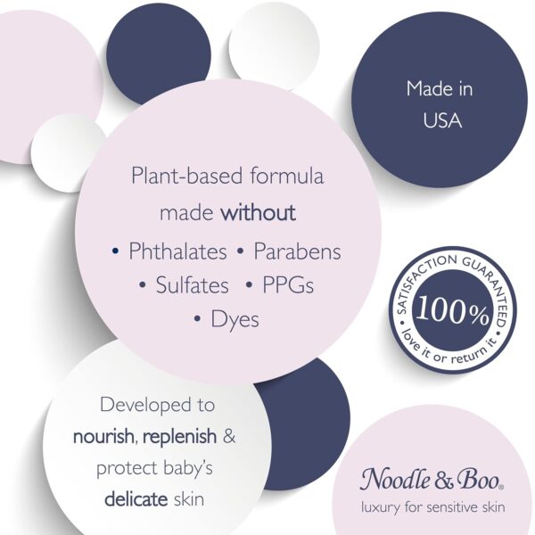 Noodle & Boo 2-in-1 Newborn Hair & Baby Body Wash for Baby, Tear Free and Hypoallergenic - Image 6