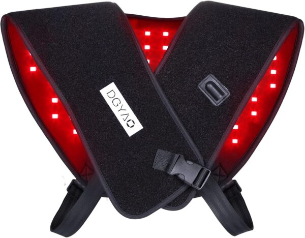 DGXINJUN Red Light Therapy for Shoulder Back Body Pain Relief Infrared Light Therapy Devices 850nm Joints Muscle Nerve Wrap Led Flexible Wearable Pads Home Use FDA Cleared - Image 9