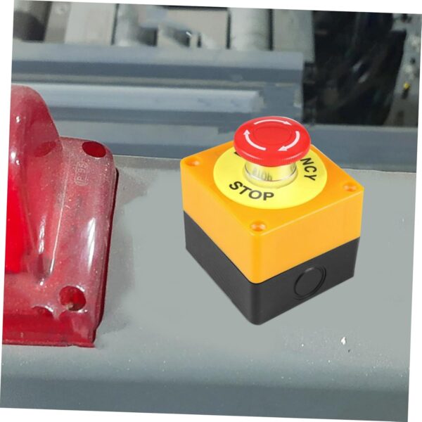 2 Sets Industrial Emergency Stop Button Switch Mushroom Push Button for Easy Response - Image 9