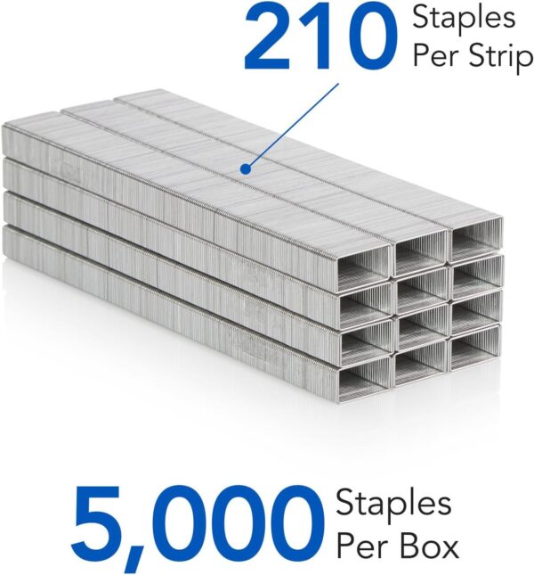 Swingline Staples, Standard Staplers for Desktop Staplers, 1/4" Length, 210/Strip, 5000/Box - Packaging may vary - Image 3