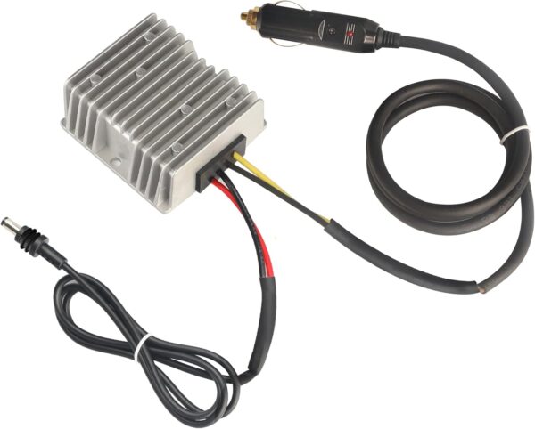 Starlink GEN 3 Power Cord, Boost Converter, Cigarette Lighter to DC Power Cord, Black, 57V/5A, IP67 Waterproof