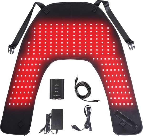 DGXINJUN Red Light Therapy for Shoulder Back Body Pain Relief Infrared Light Therapy Devices 850nm Joints Muscle Nerve Wrap Led Flexible Wearable Pads Home Use FDA Cleared - Image 6