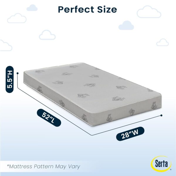 Serta Perfect Start Deluxe Limited Dual Sided Baby Crib Mattress and Toddler Mattress, GREENGUARD Gold Certified, Firm Support, Waterproof, 7 Year Warranty, Made in USA - Image 3