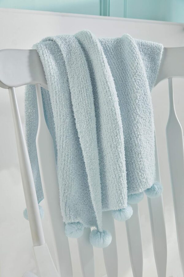 Blue Chenille Blanket - Image 2