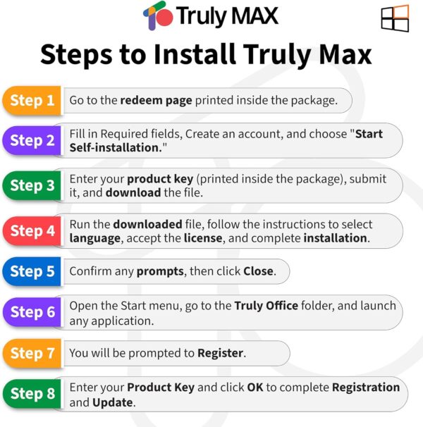 TrulyOffice Truly Max Family License for Window | 1-year Subscription | 4 in 1 All Access Office Suite | Words, Sheets, Slides, and Cloud | 5 Users - Image 6