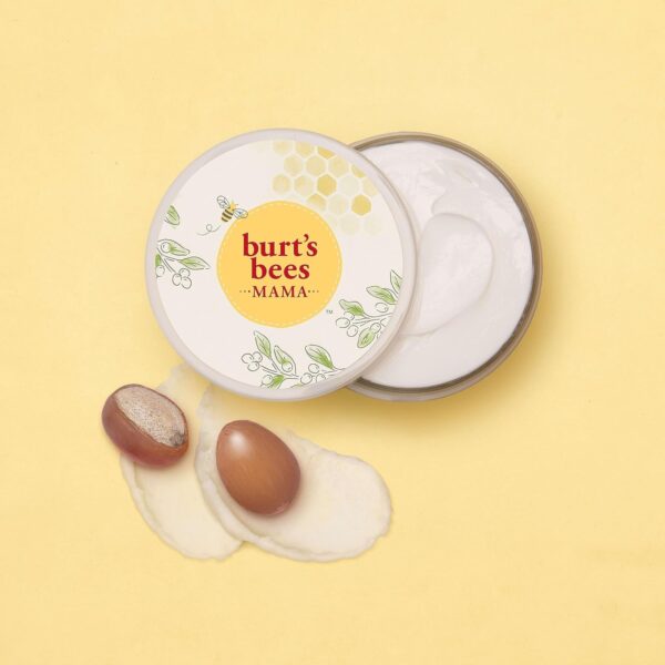 Burt's Bees Mothers Day Gifts, Mama Belly Butter Stretch Mark Cream for Pregnancy Massages Body & Reduces Scar Appearance, Prenatal & Postnatal Tummy Skin Care, Shea Butter & Vitamin E, 6.5 Oz Tub - Image 9