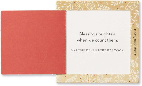 Compendium ThoughtFulls Pop-Open Cards — Holiday Cheer — 30 Pop-Open Cards, Each with a Different Inspiring Message Inside - Image 7