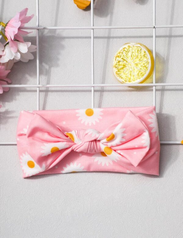 Infant Newborn Baby Girl Clothes Baby Girl Outfits For All Seasons Long Sleeve Snap Romper Pant Sets With Headband - Image 7