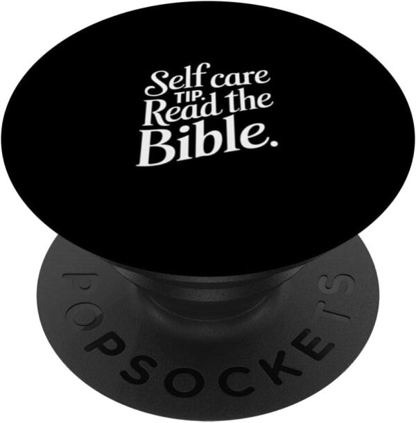 Self Care Tip Read The Bible Faith Inspiration ----- PopSockets Adhesive PopGrip