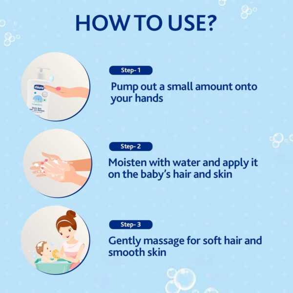 Chicco Baby Moments Gentle Body Wash and Shampoo (500ml) - Image 7