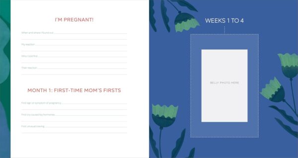 The First-Time Mom's Pregnancy Journal: Monthly Checklists, Activities, & Journal Prompts - Image 8