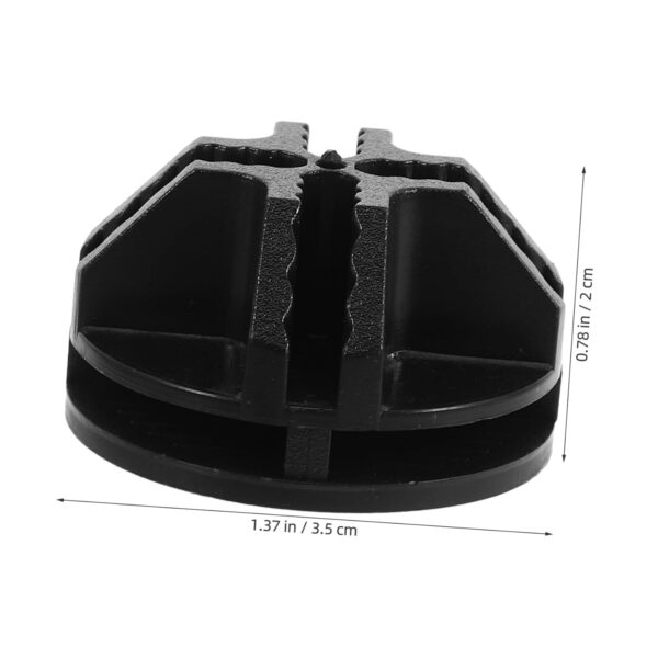 MAGICLULU 15Pcs Modular Closet Connectors Plastic Connectors for Wire Grid Cube Storage Versatile Organization for Home Office Create Custom Configurations - Image 2