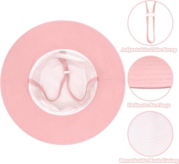 Sarfel Baby Sun Hat Summer Baby Boy Hats UPF 50+ Sun Protection Toddler Hat Bucket for Baby Girl Adjustable Kid Cap - Image 2