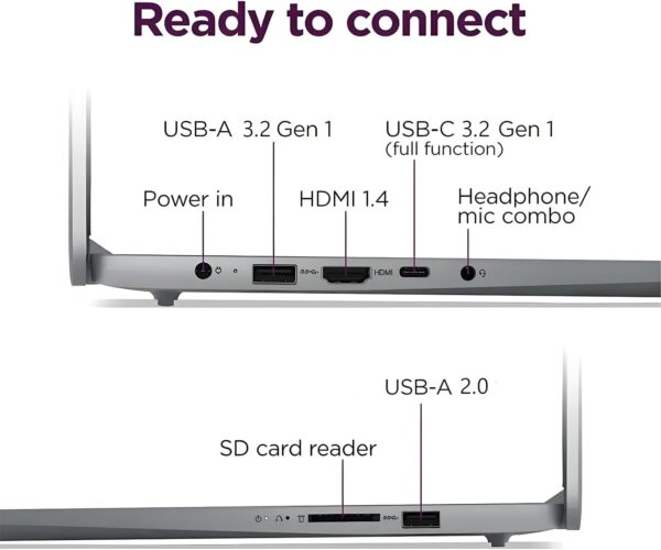 Lenovo IdeaPad 3 Business Laptop, Touchscreen, Backlit Keyboard, Intel Core i5-1235U Processor, 15.6" FHD, 12GB RAM, 512GB SSD, Fingerprint Reader, Windows 11 Pro with Microsoft Office 365, WOWPC USB - Image 3