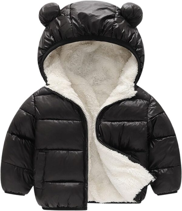Kids Baby Warm Girls Boys Winter Warm Jackets Sweatshirt Coats Toddler Half Zip Pullover