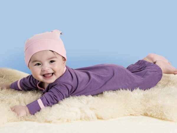 Babysoy Newborn Baby Kimono Wrap Around Snap Sleeper Gown Sack Bundler - Image 2