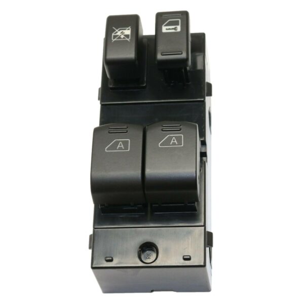 1pc Power Door Window Control Switch Front Left Driver Side Black with 4 Buttons for Nissan for 350Z 3.5L 2003-2008 16-Prong Pin Male Terminal 1 Female Connector-Configuration