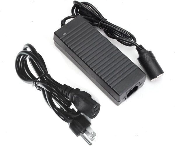 AC to DC Power Adapter Converter 12V 10A Car Cigarette Lighter Socket Charger