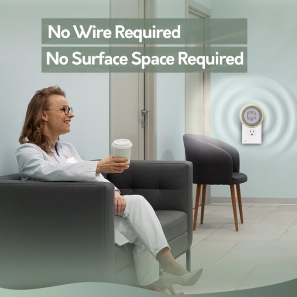 Wall Plug in White Noise Machine for Office Privacy & Noise Canceling, White Noise Fan Sound Machine for Sleeping Adults & Baby, Therapy Noise Blocker with 20 Soothing Sounds & Nightlight by Calm Me. - Image 6